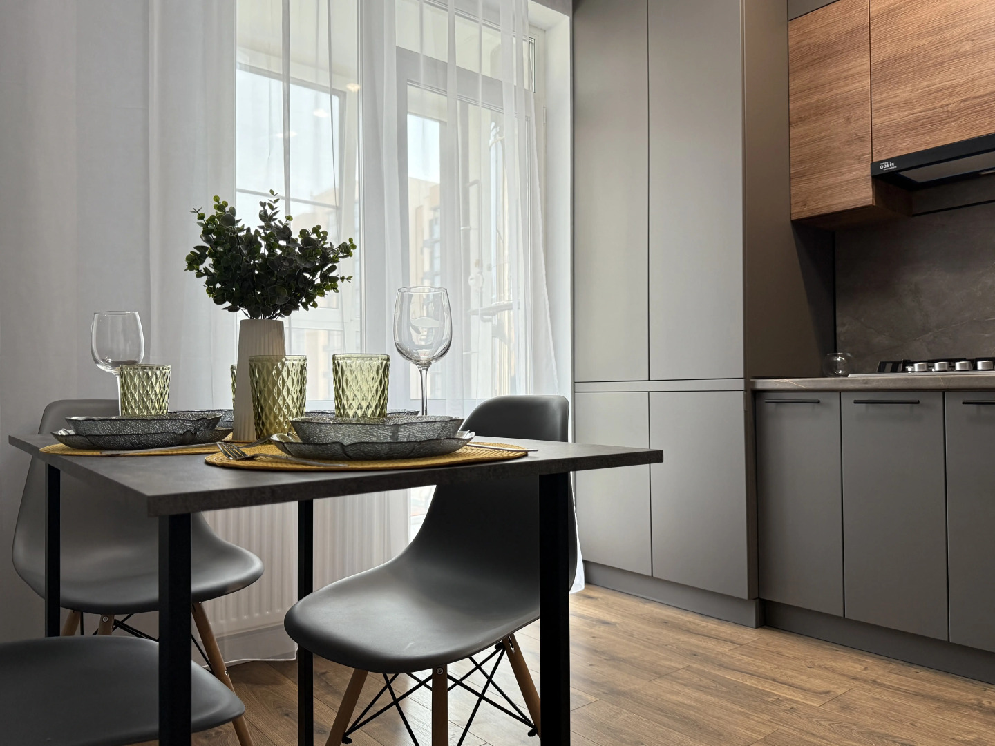 Квартира Уютная в новом ЖК, рядом с трассой М4, 4 спальных места