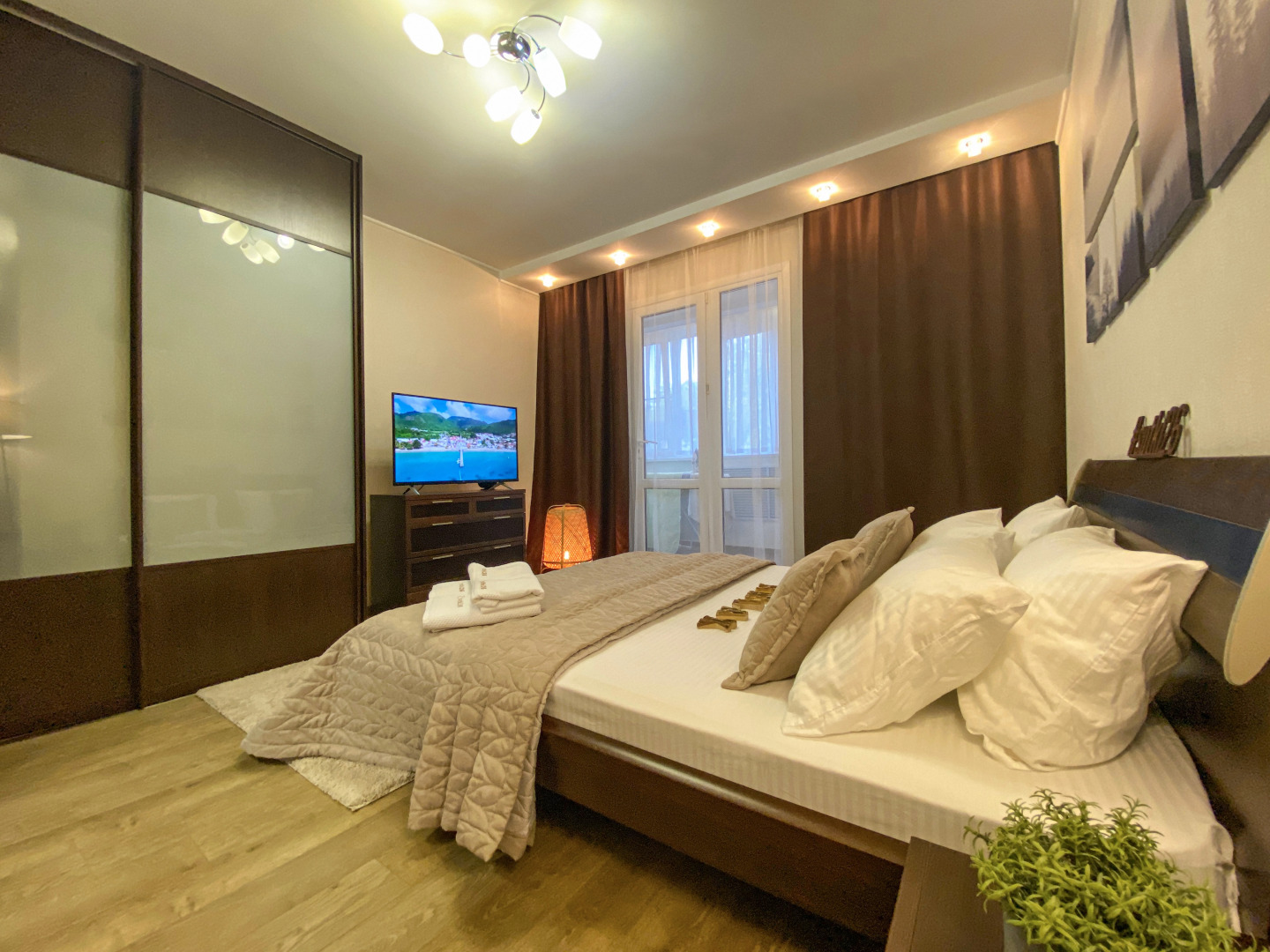 Апартаменты Стильная Квартира Возле Комсомольского Парка by Sutki26