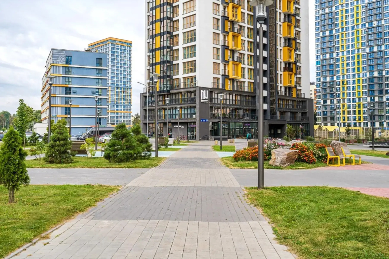 Апартаменты Stylish в новом жилом комплексе Minsk World