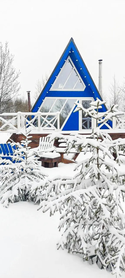 Глэмпинг А у реки