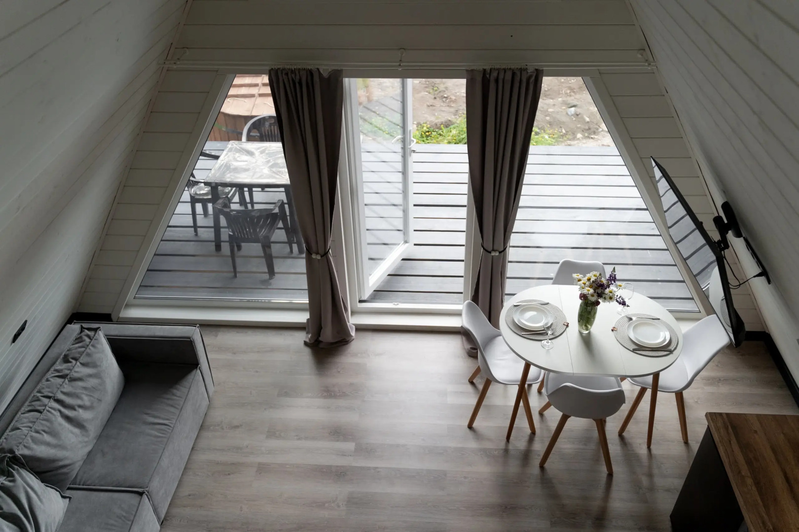 Частный дом A-Frame в лесу в 6 км от Мурманска