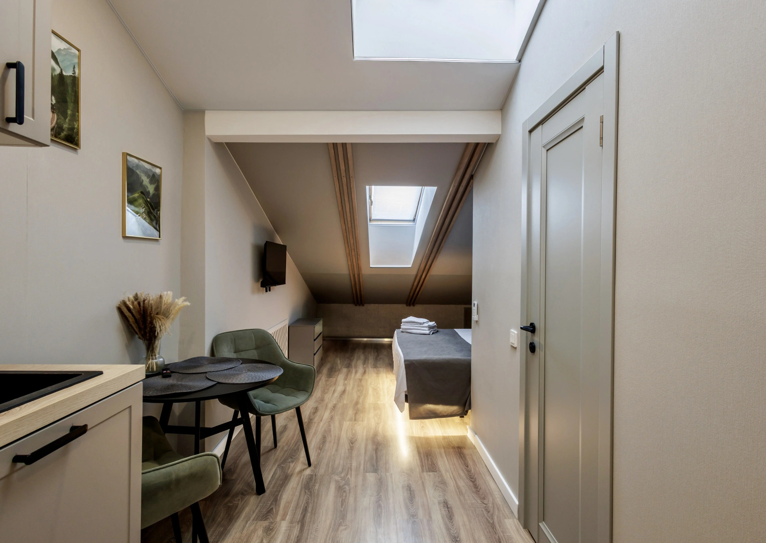 Апартаменты Уютная студия в центре на трех гостей