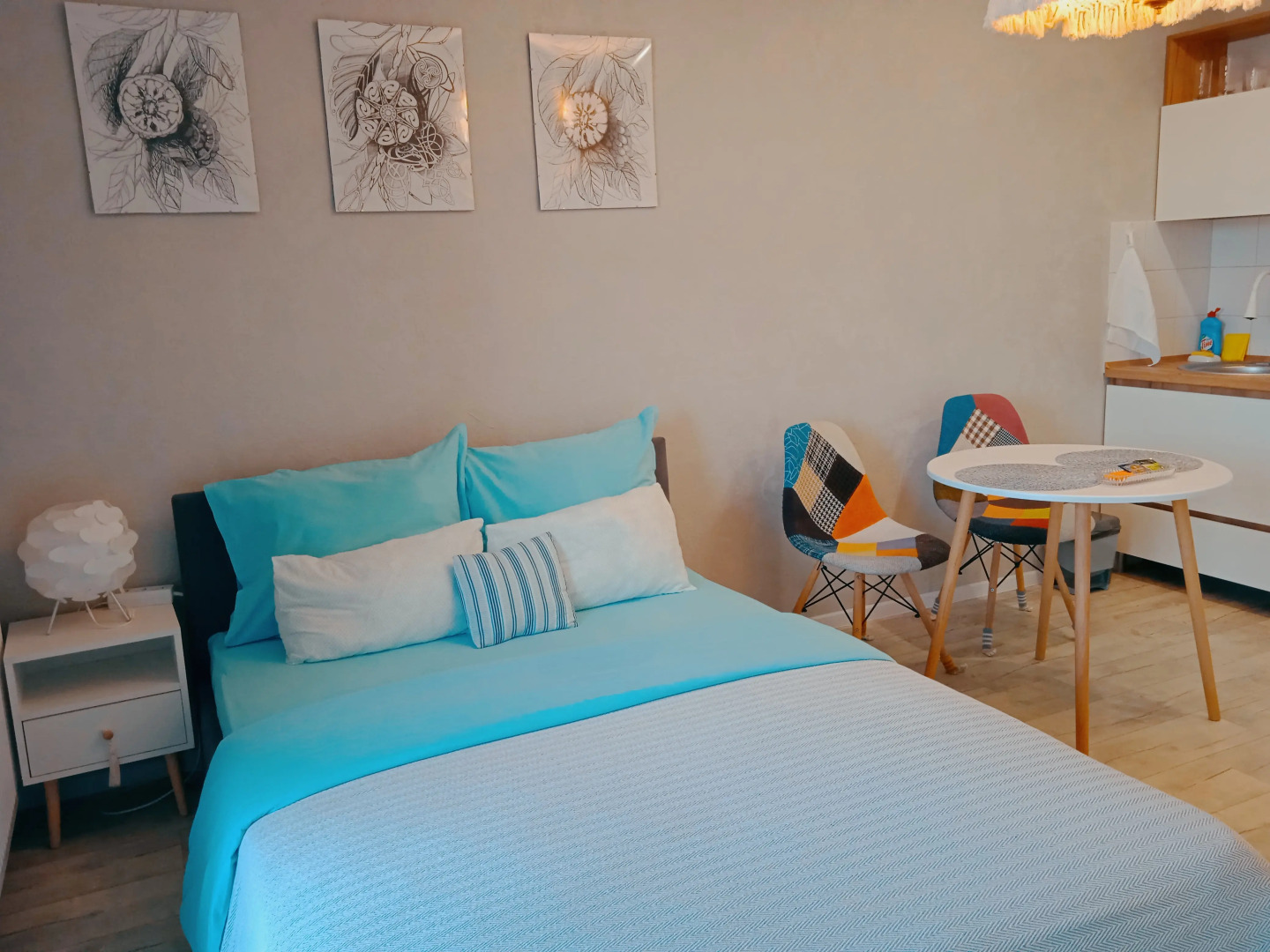 Квартира Солнечная студия в стиле Бохо-Сканди