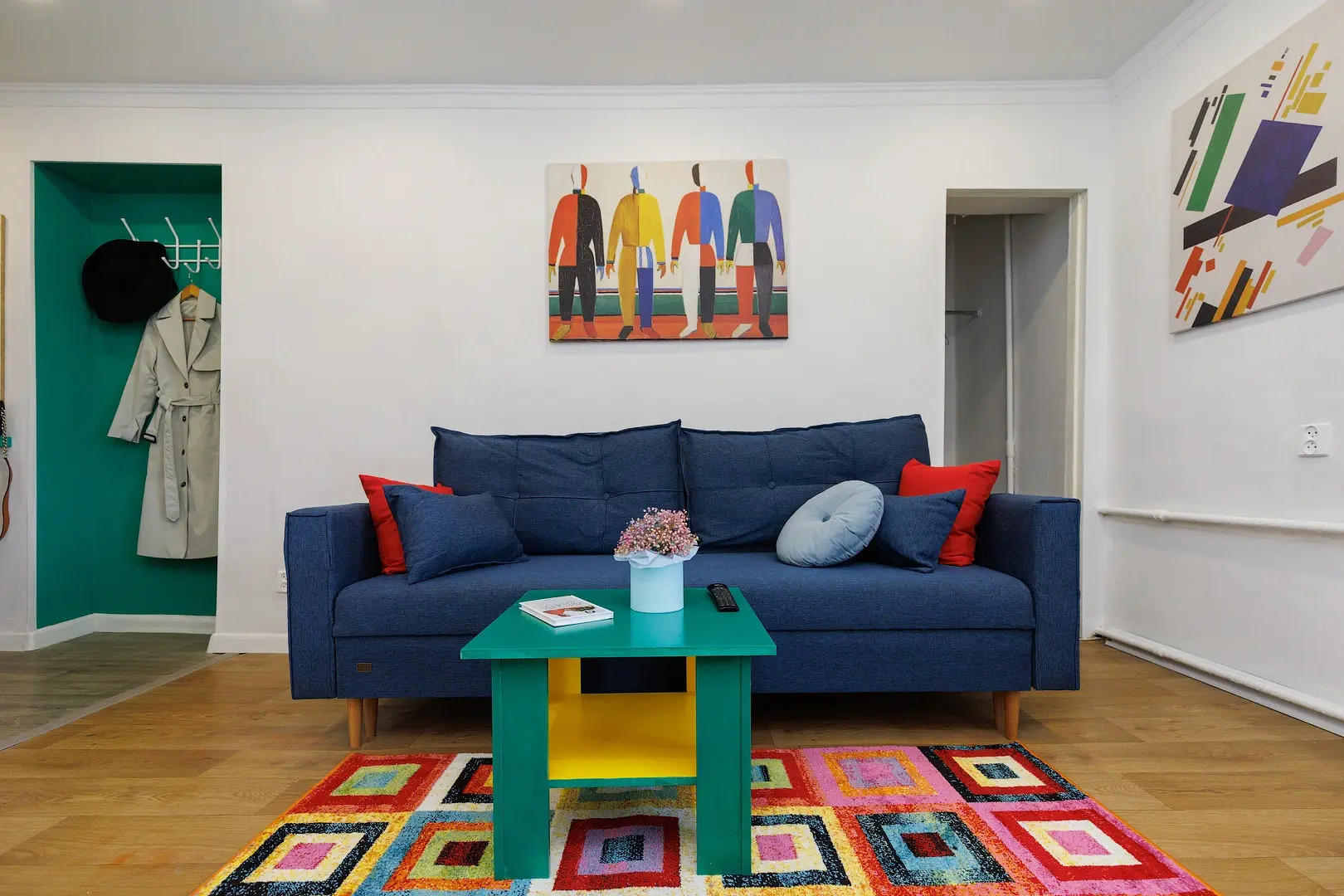 Апартаменты двухкомнатные в центре города