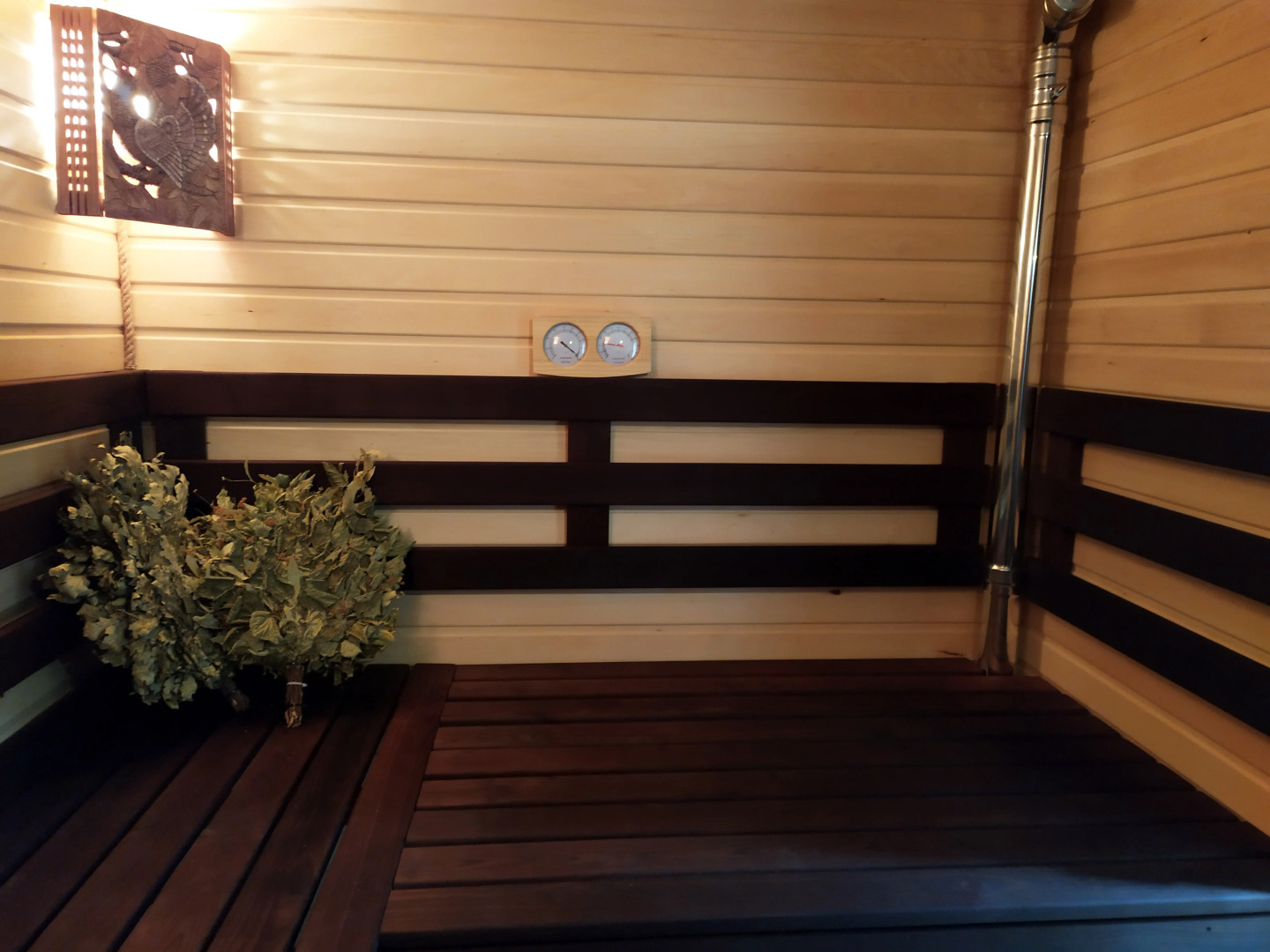 Частный дом Игуменка с русской баней