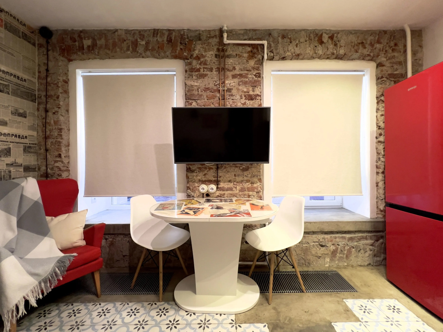 Апартаменты Красные апартаменты рядом с Дворцовой площадью