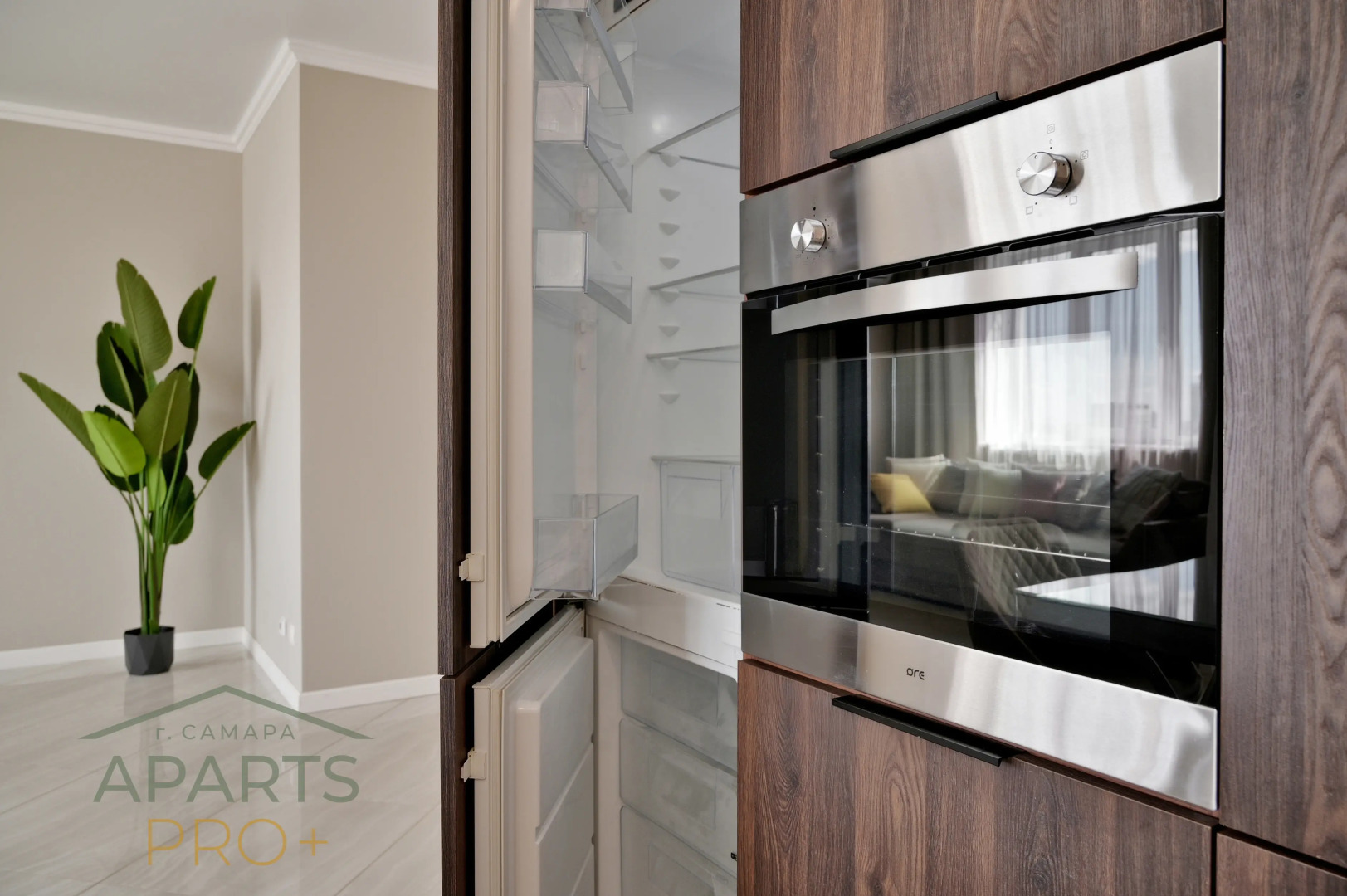 Квартира Aparts Pro Стильная евро 2-ком в центре Самары