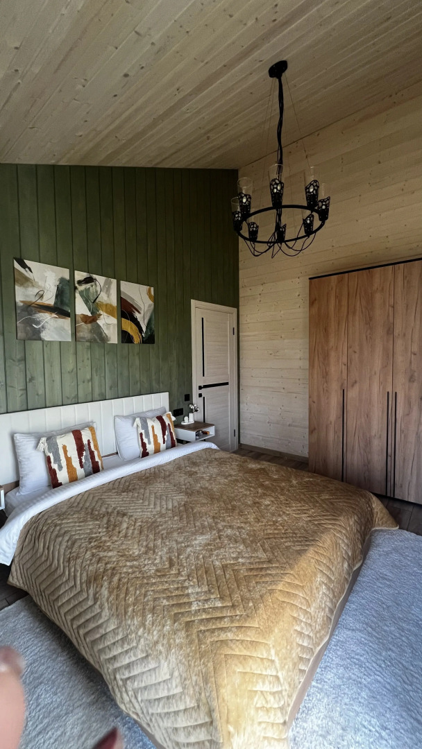 Частный дом в березах