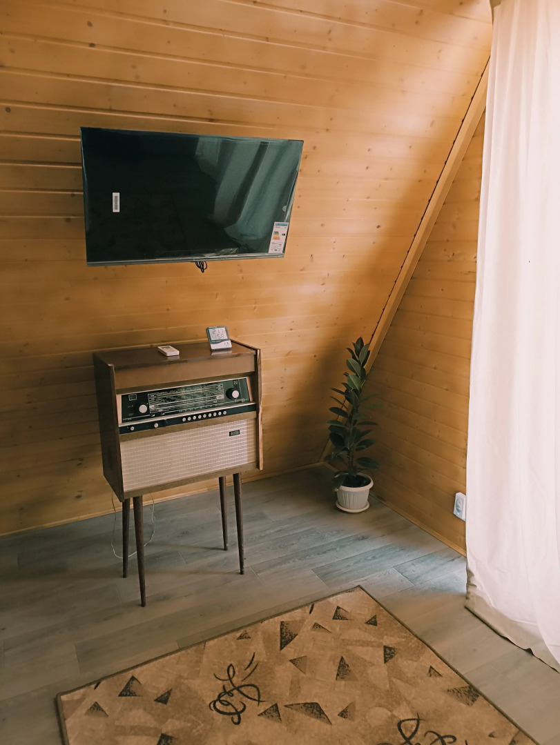 Частный дом с баней-бочкой