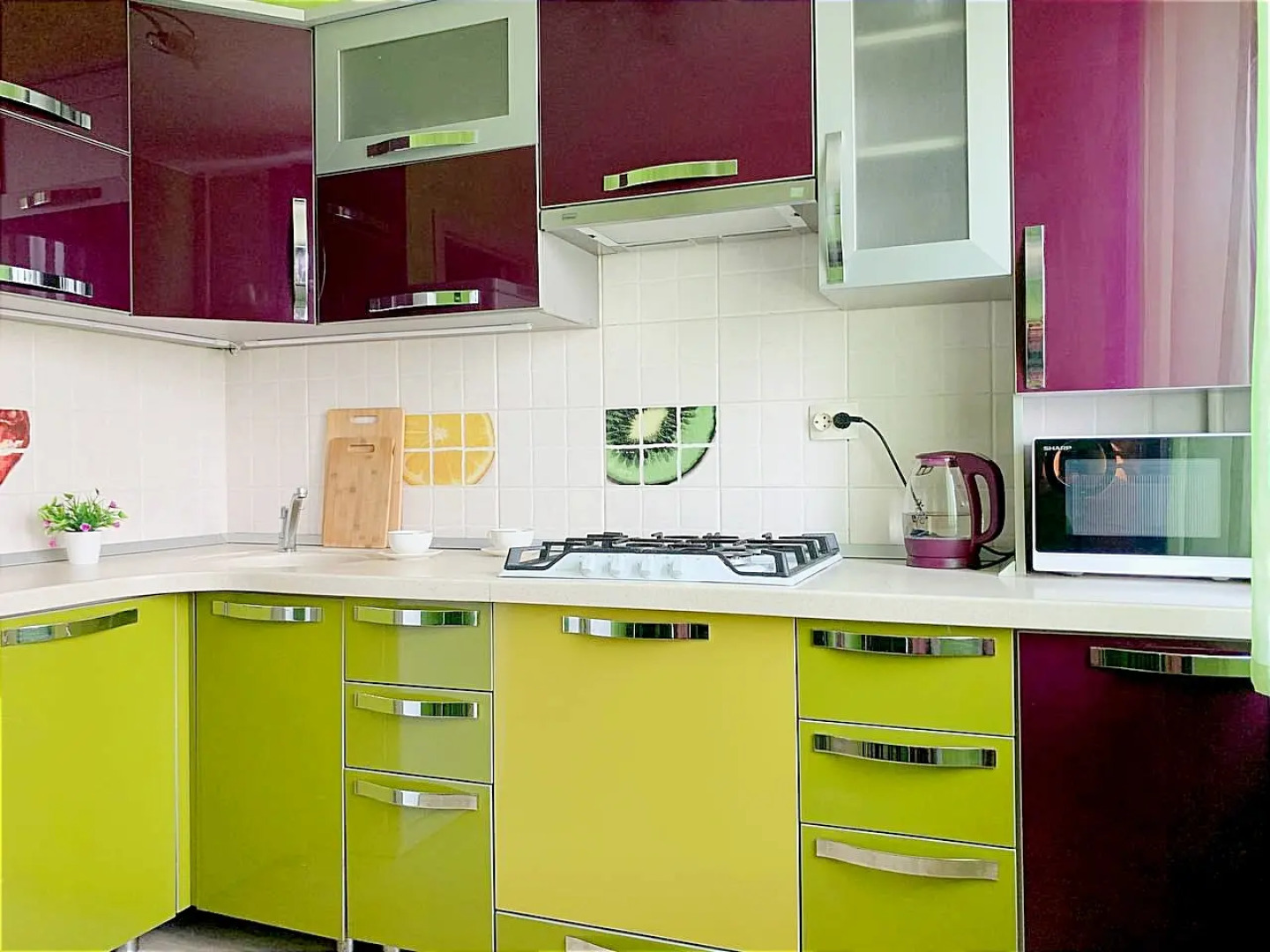 Апартаменты Двухкомнатные апартаменты недалеко от центра.