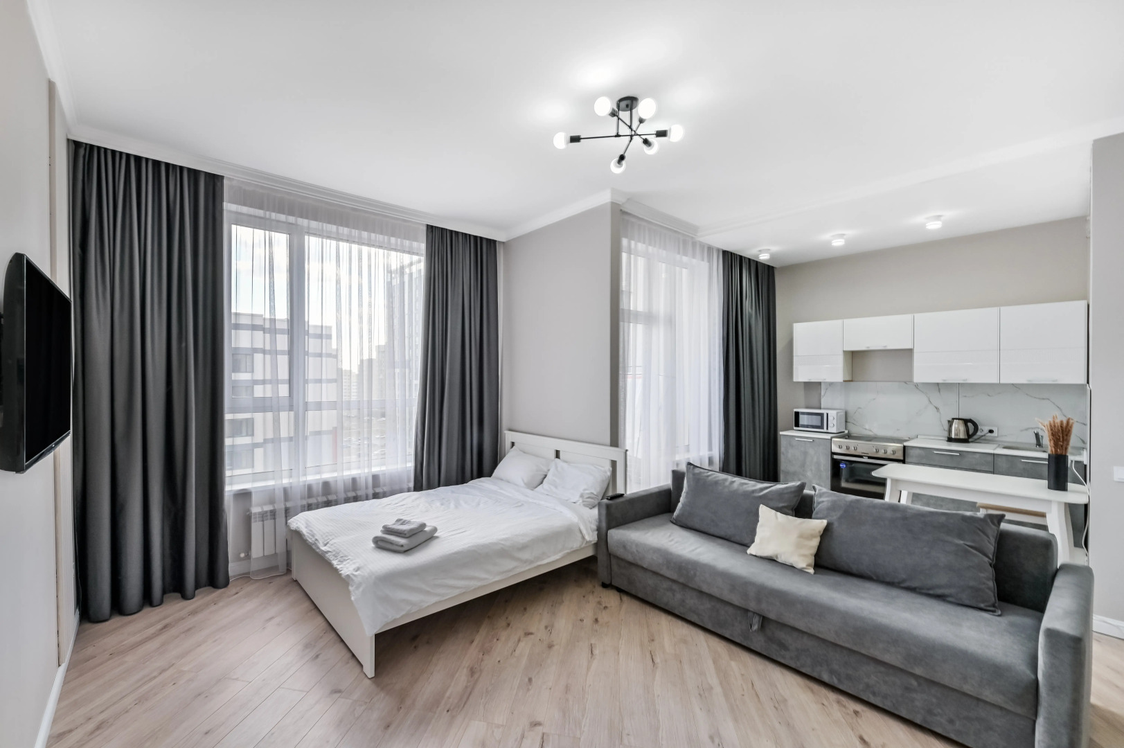 Апартаменты однокомнатные возле Хан-Шатыра