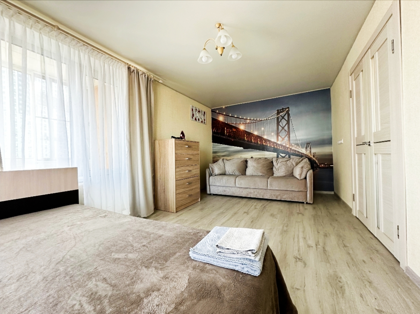 Апартаменты около ГКБ Ворохобома и метро Народное Ополчение