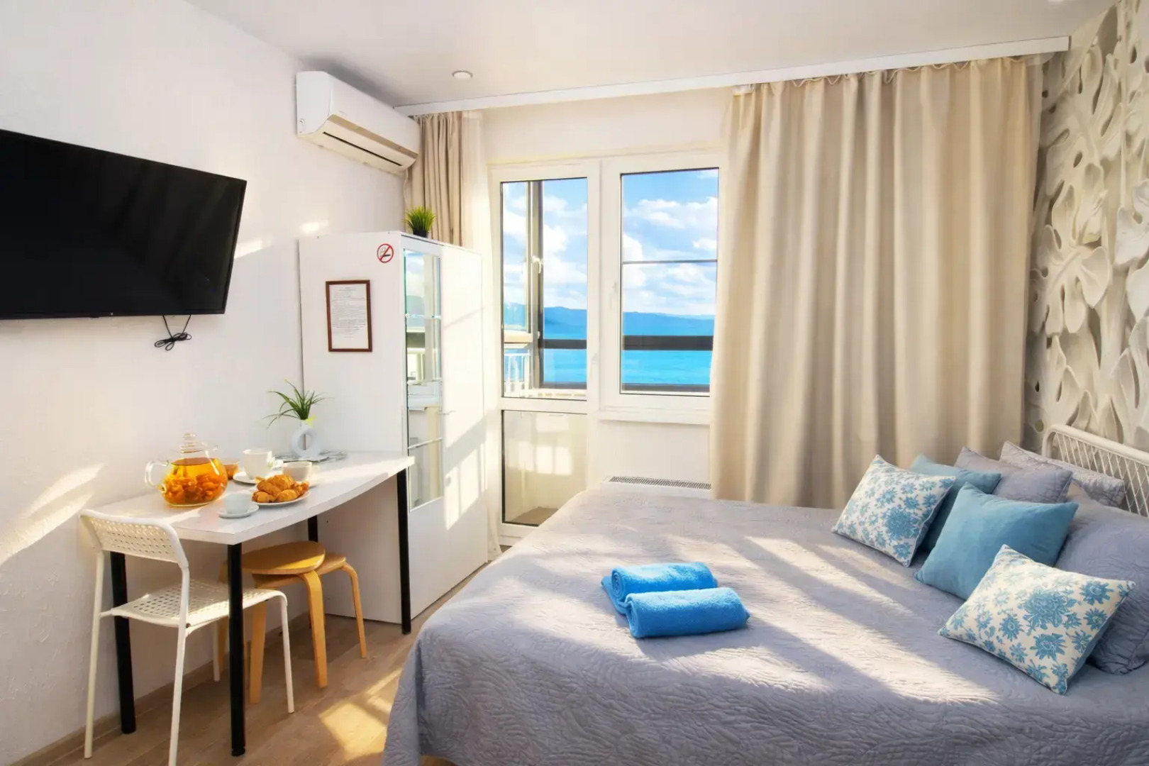 Апартаменты С Видом на море и балконом