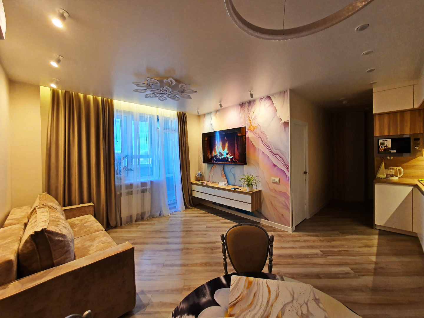 Квартира Уютные современные апартаменты рядом с центром