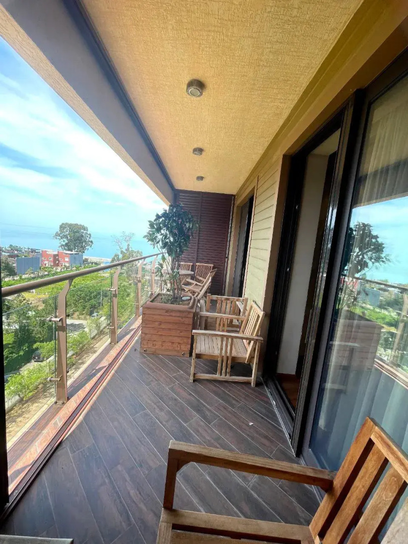 Апартаменты с террасой с видом на море