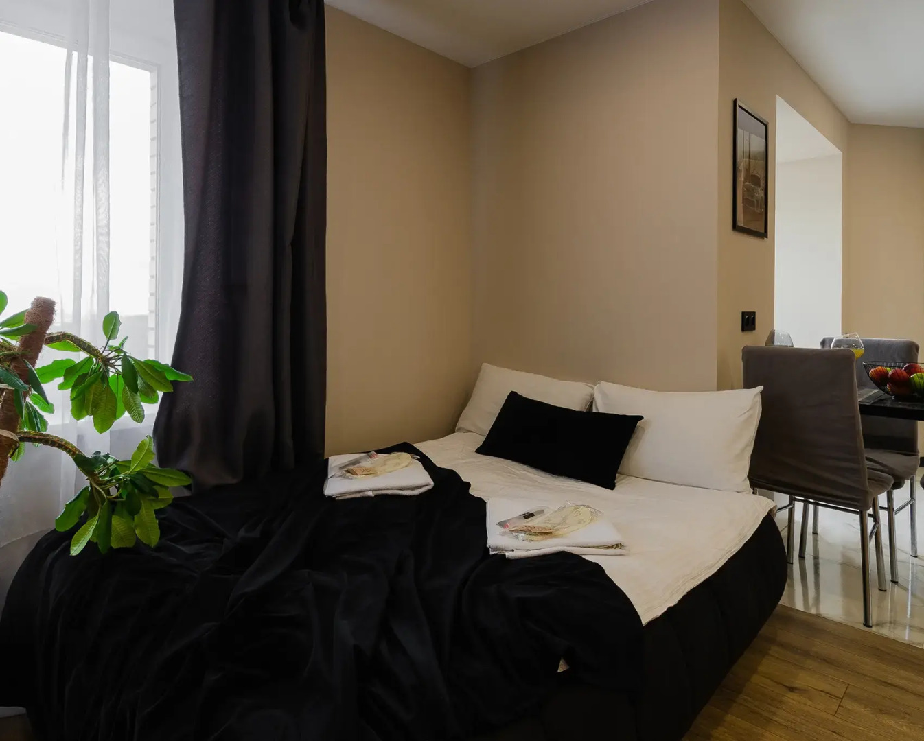 Квартира Изящная 1 комнатная с видом на Волгу