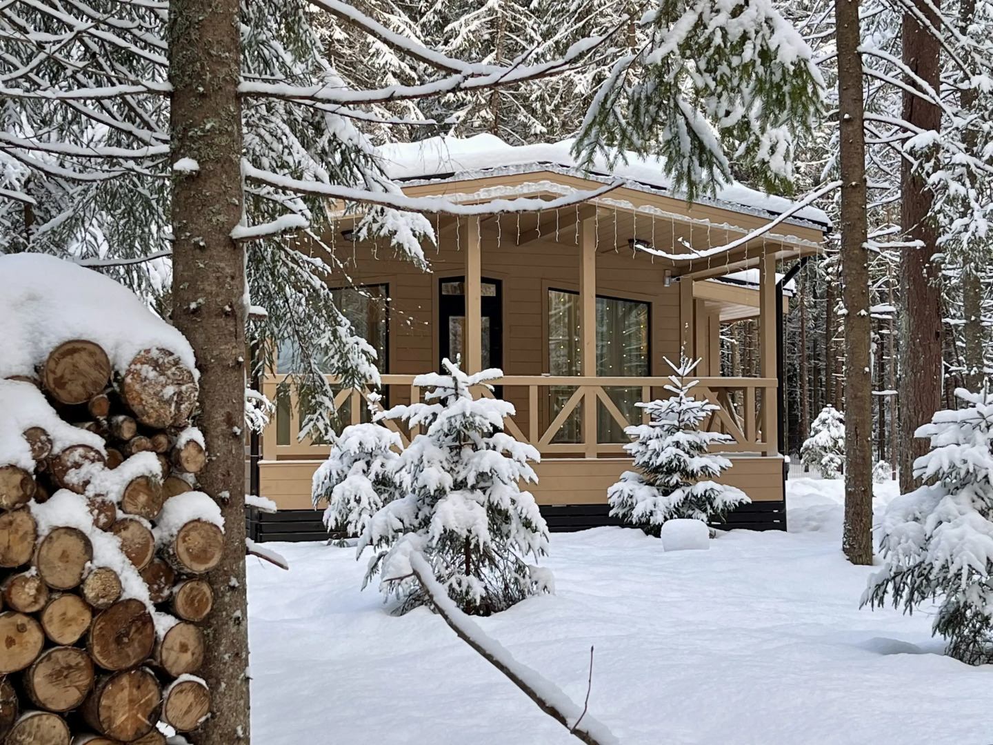 Коттедж Гармония Леса на берегу Озера Волго на Селигере - коттеджи Сосновый бор