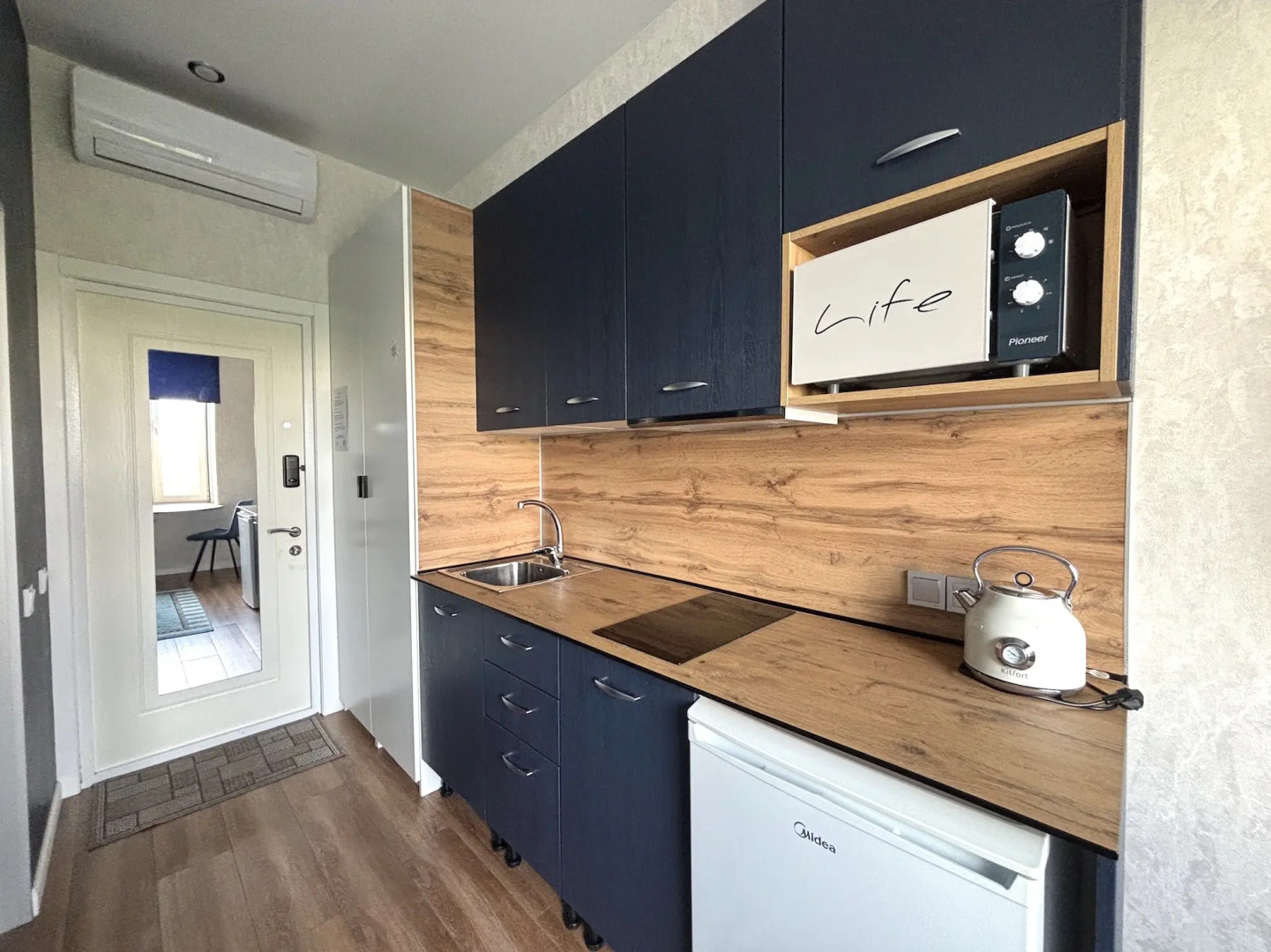 Апартаменты Двухместная студия с кухней Волна