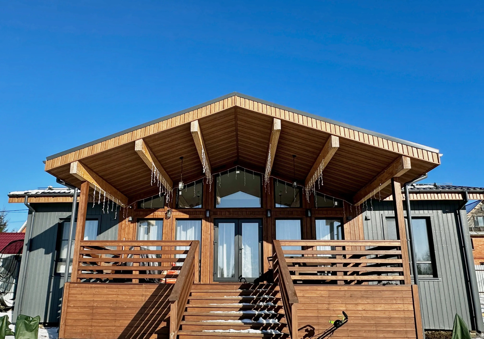 Частный дом Дом в стиле Шале рядом с Сорочанами