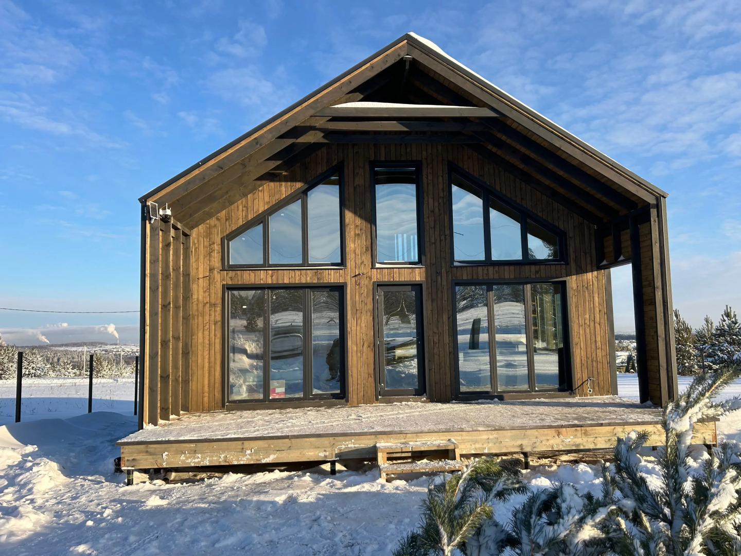 Частный дом Барн Хаус возле горнолыжного курорта Чекерил Уютно Ижевск