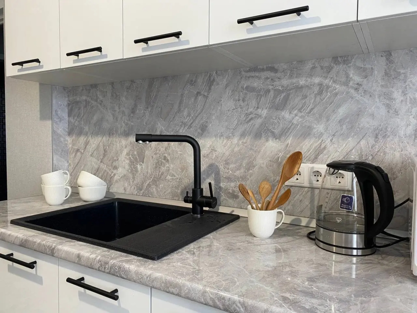 Квартира Двухкомнатная Светлая в Новостройке с Видом на Море