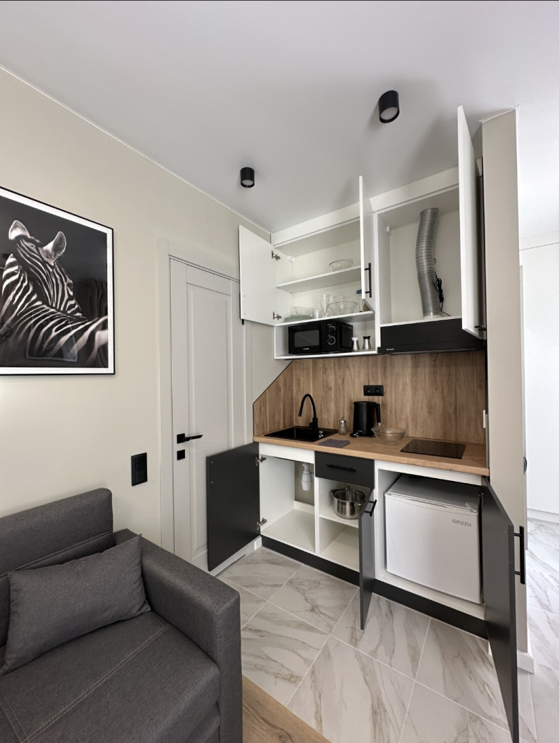 Апартаменты Атмосфера Черно белая