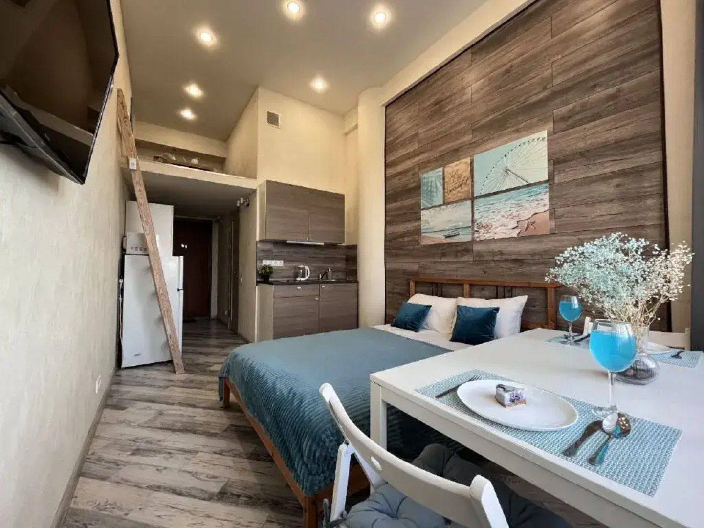 Апартаменты Happy People в доме с Термы Видное и ТЦ Галерея 9-18 № 1