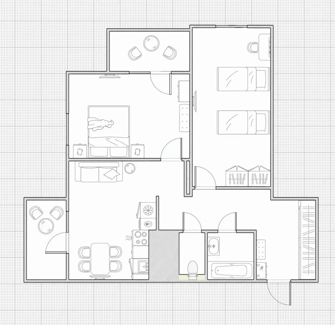 Апартаменты Видовые с парковкой около набережной и аквапарка Ривьера