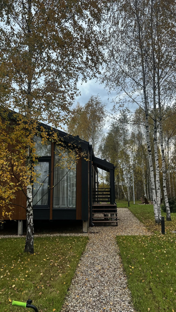 Частный дом в березах