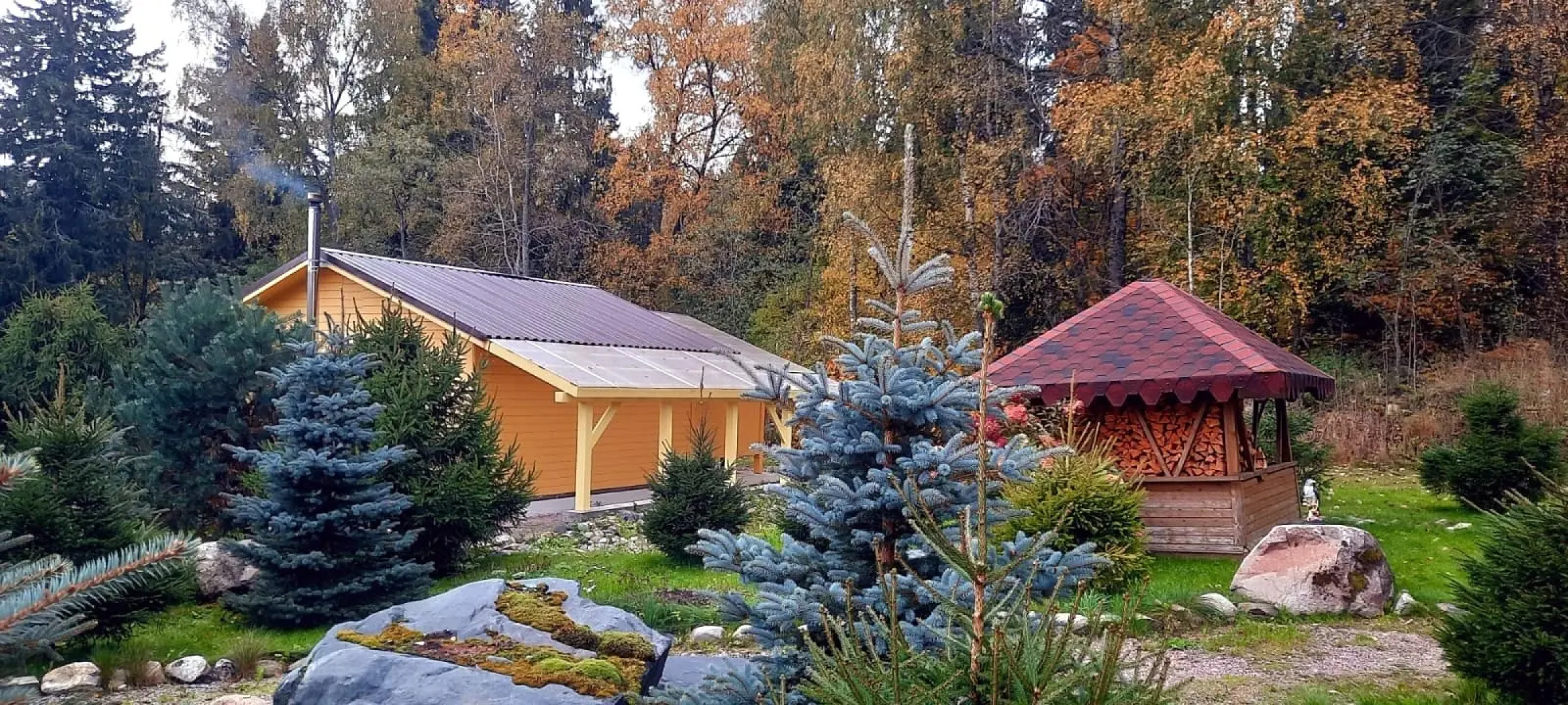 Гостевой дом с выходом в лес