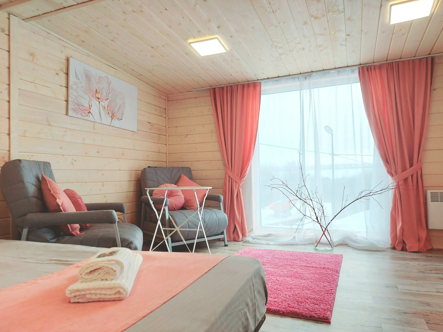 Глэмпинг Домик для семьи или компании друзей