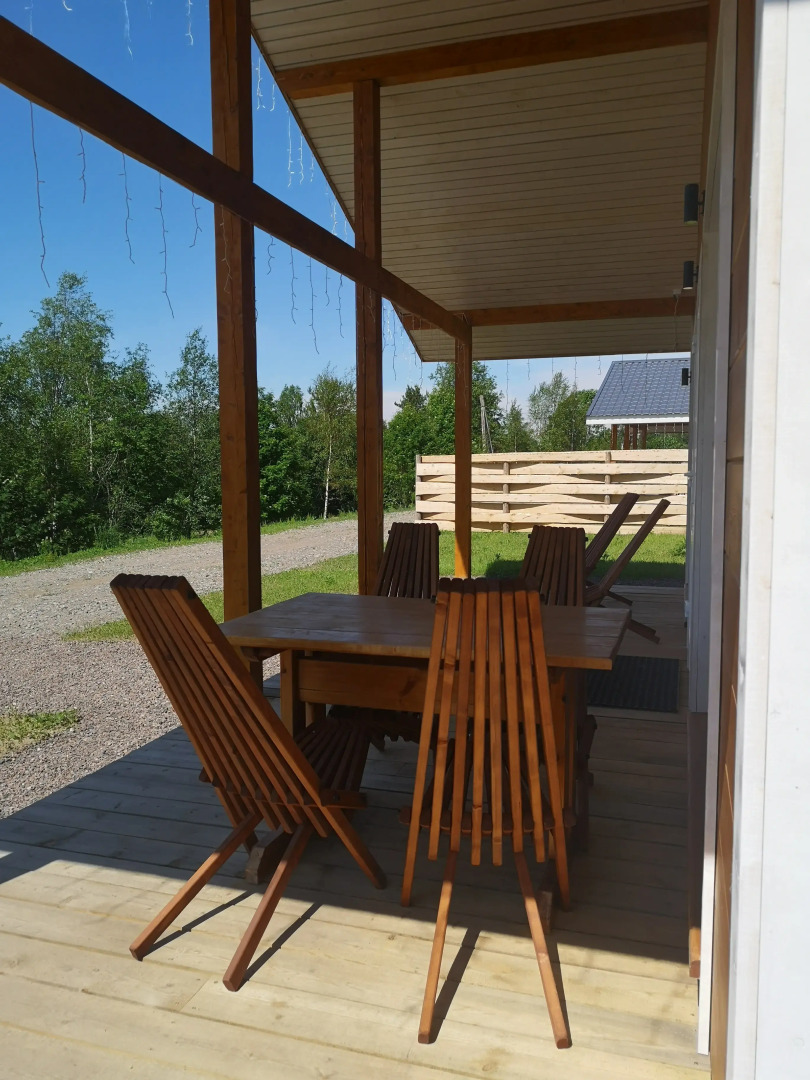 Гостевой дом с сауной и купелью вблизи реки и озера Ладоги Лисий берег