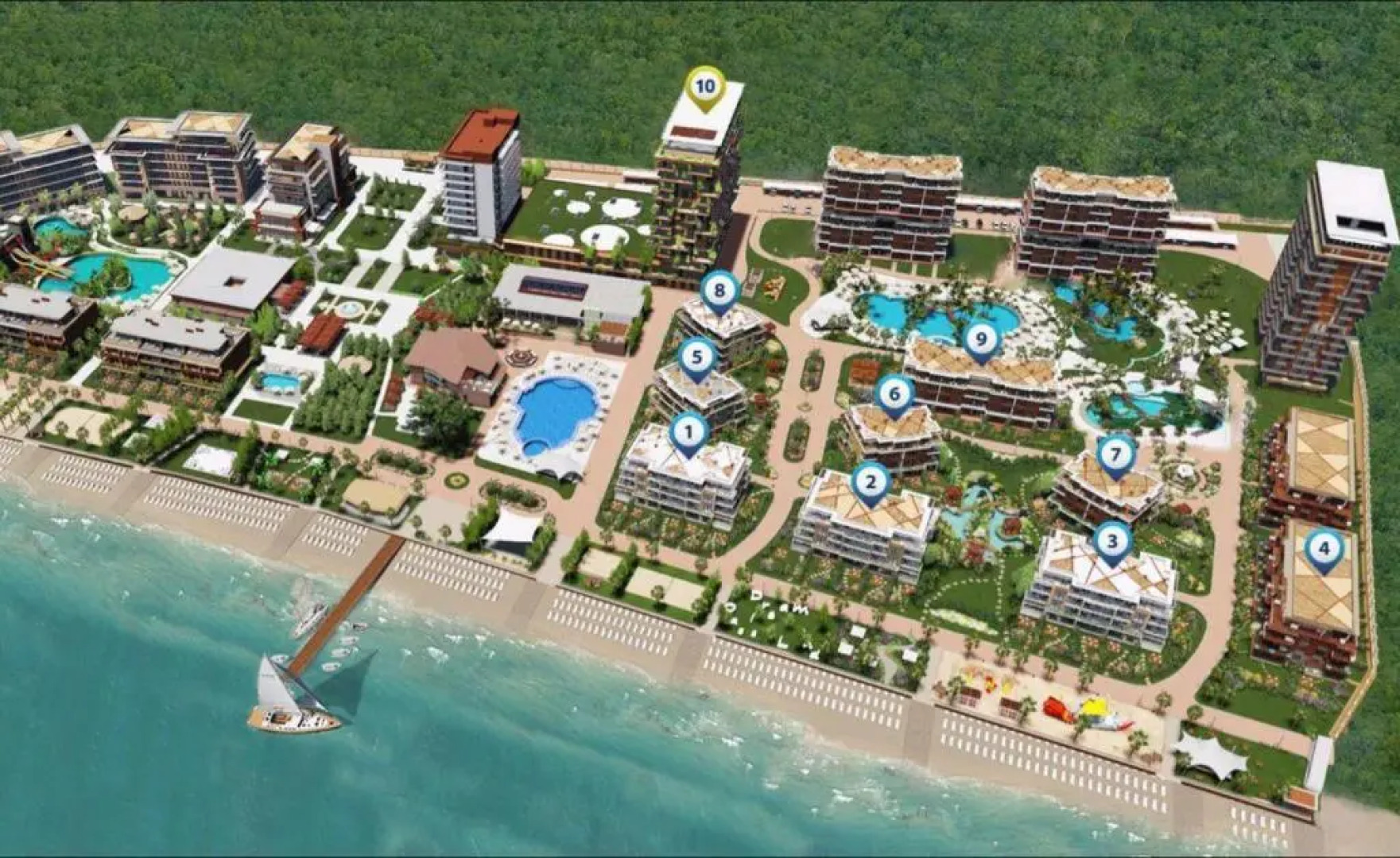 Апартаменты Luxury Apartaments Oasis Chakvi