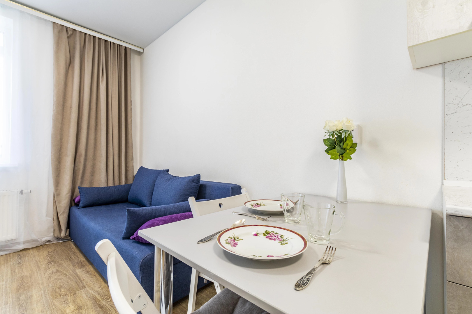 Квартира евродвушка BeGuest Крауля 89а для 4х гостей