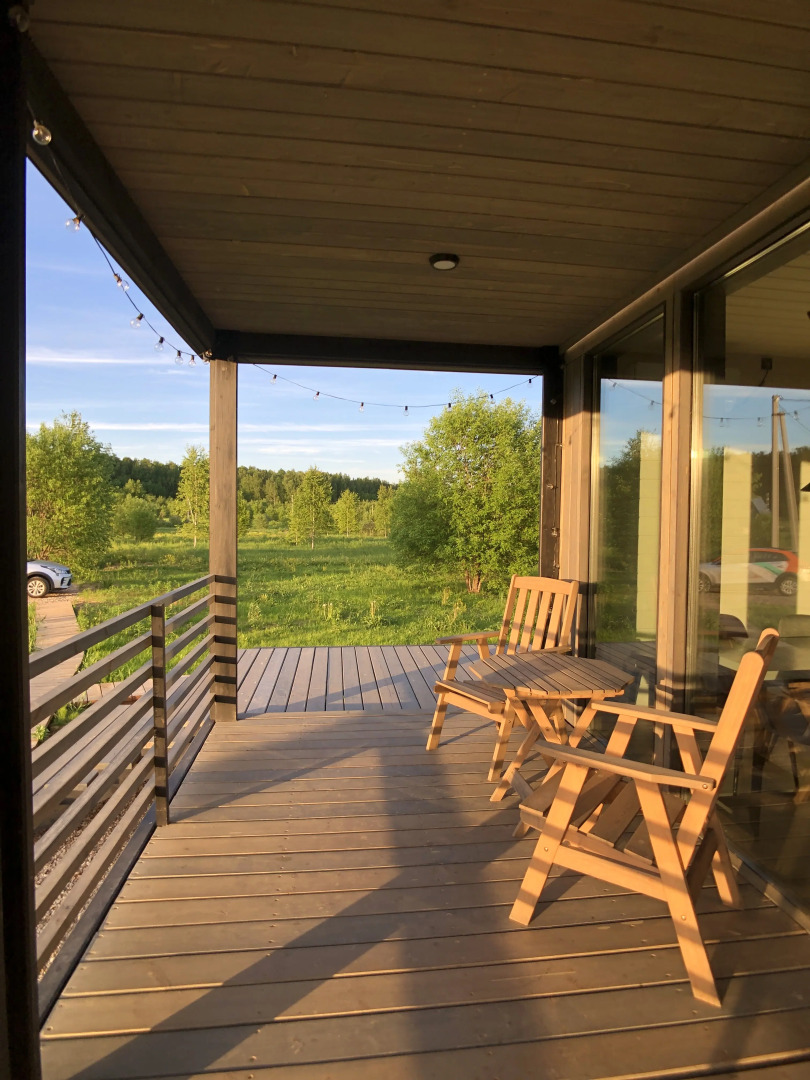 Частный Дом с Панорамными Окнами от Sheluha House