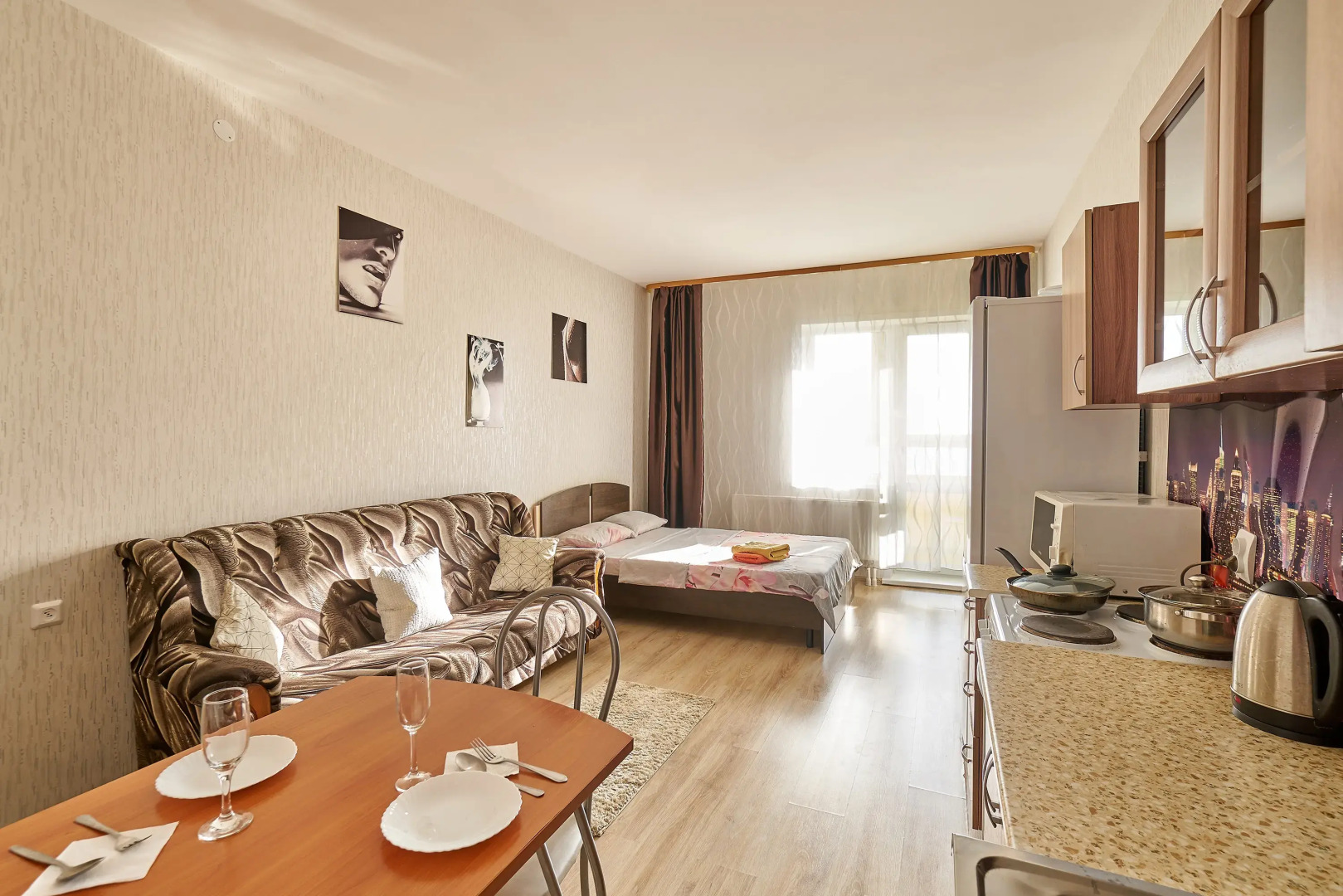 Квартира  Студия на 21 Этаже с Шикарным Видом на Город, в Самом Центре Перми в ЖК Гулливер