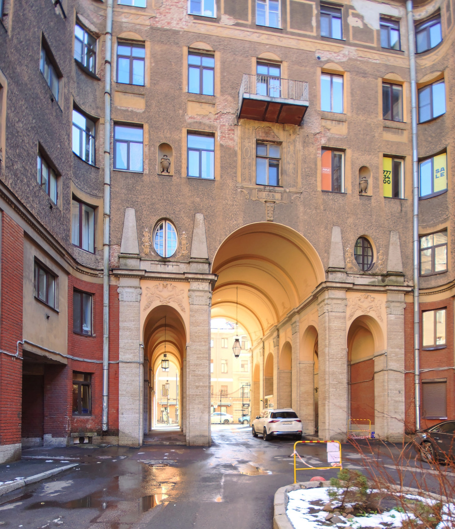 Квартира Уютная квартира с сауной в Толстовском доме в центре СПБ