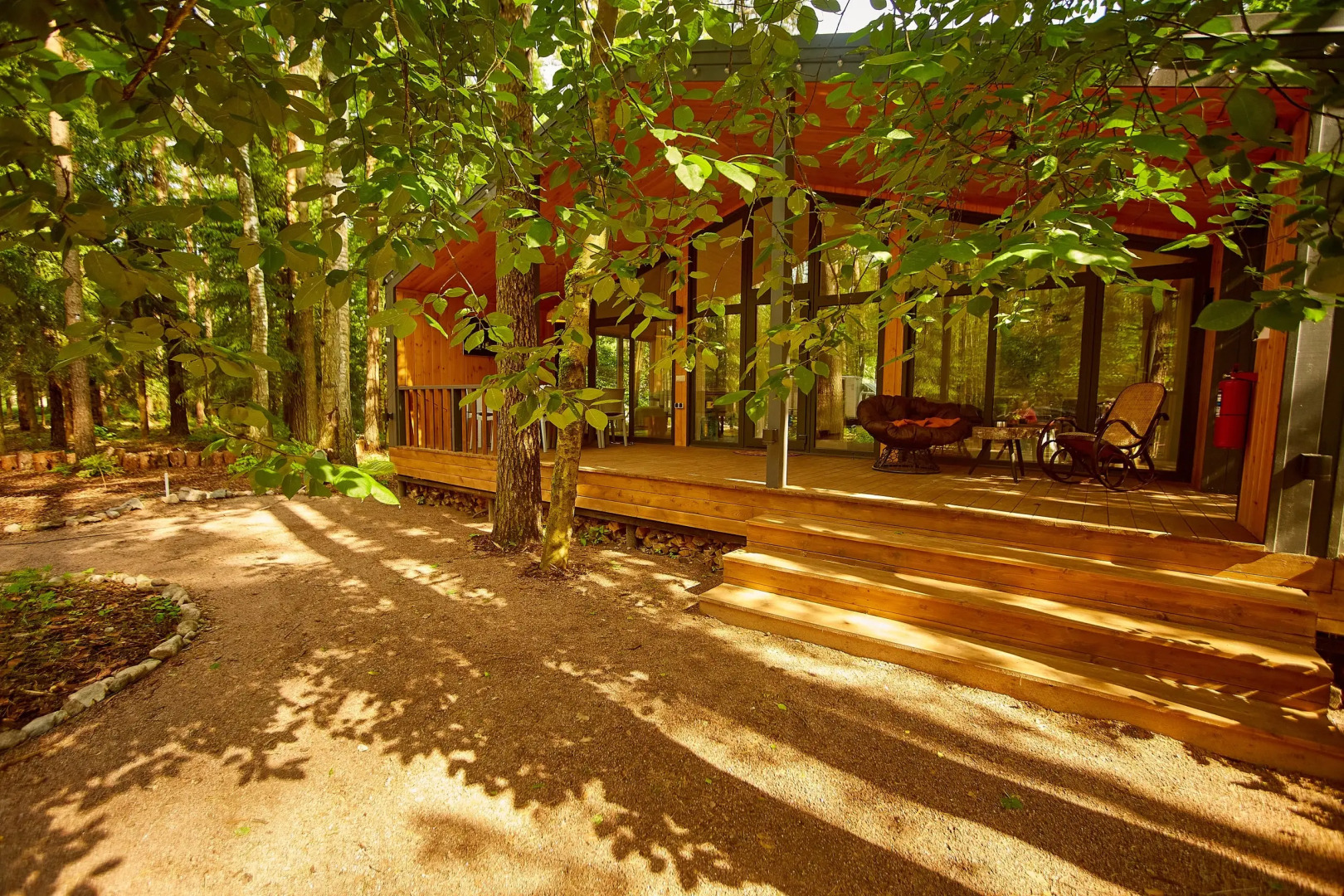 Частный дом Большая Репинская дача в лесу