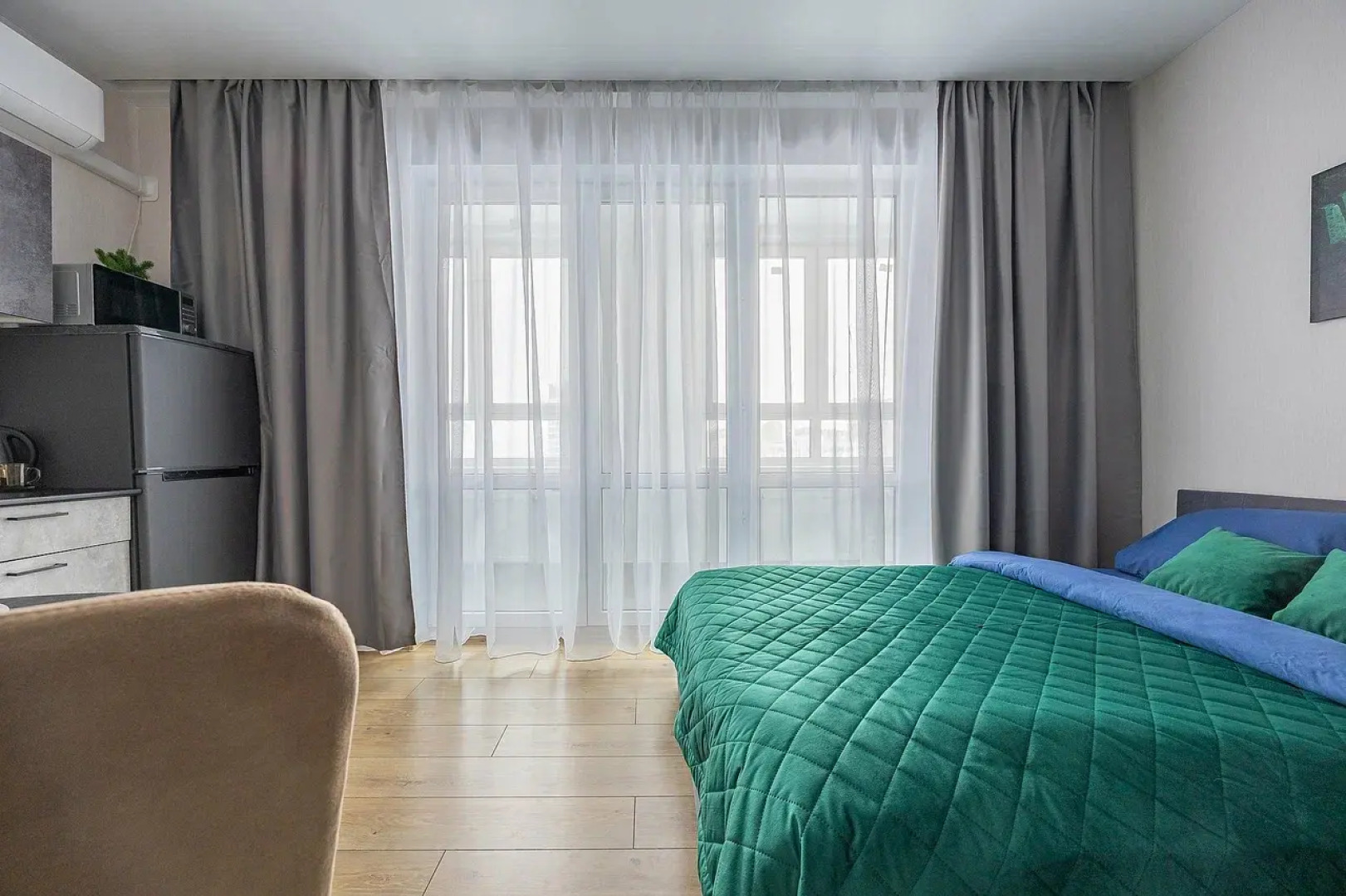 Квартира Уютная студия с современным ремонтом до 3 гостей рядом с  центром