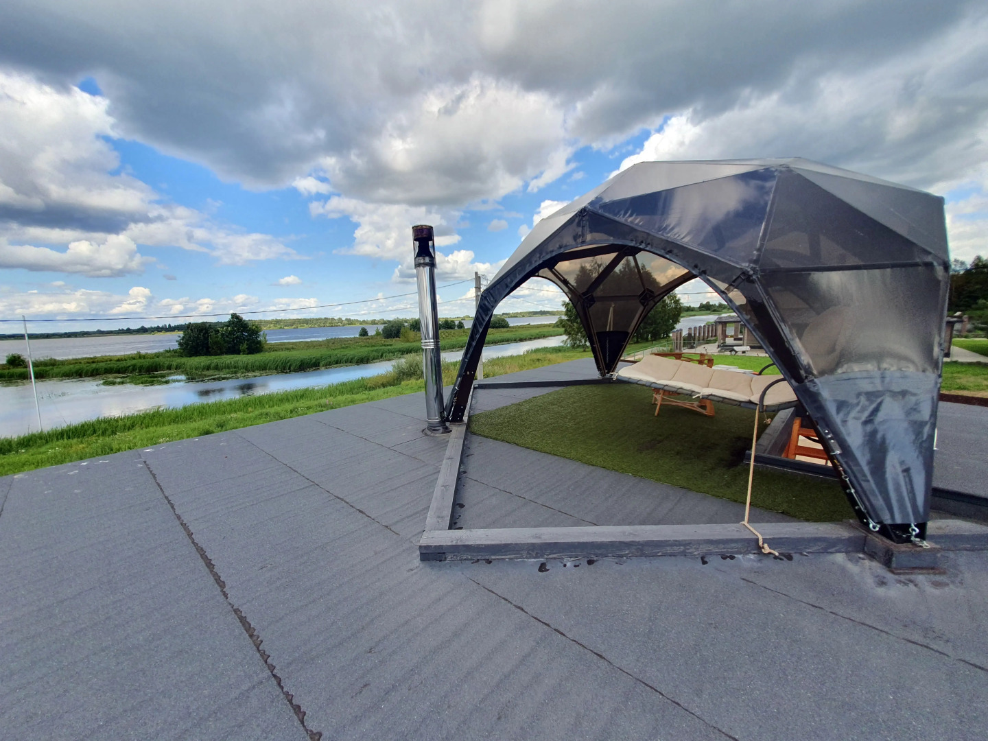 Частный дом Дом c сауной на берегу Волги