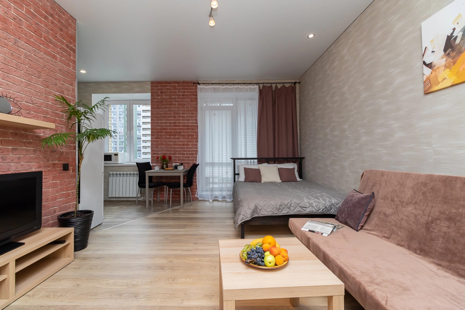 Квартира Happy House Студия Лофт в Прибрежном