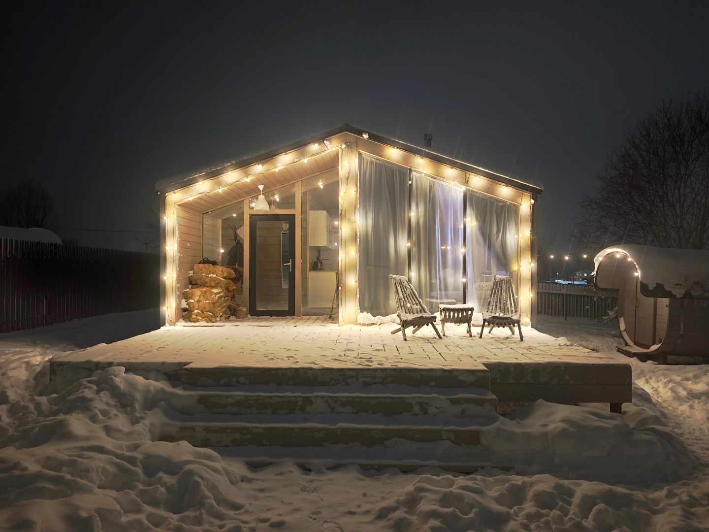 Частный дом семейный с баней