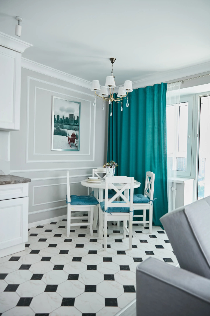 Апартаменты Luma White #2 в центре города с красивым видом на балконе