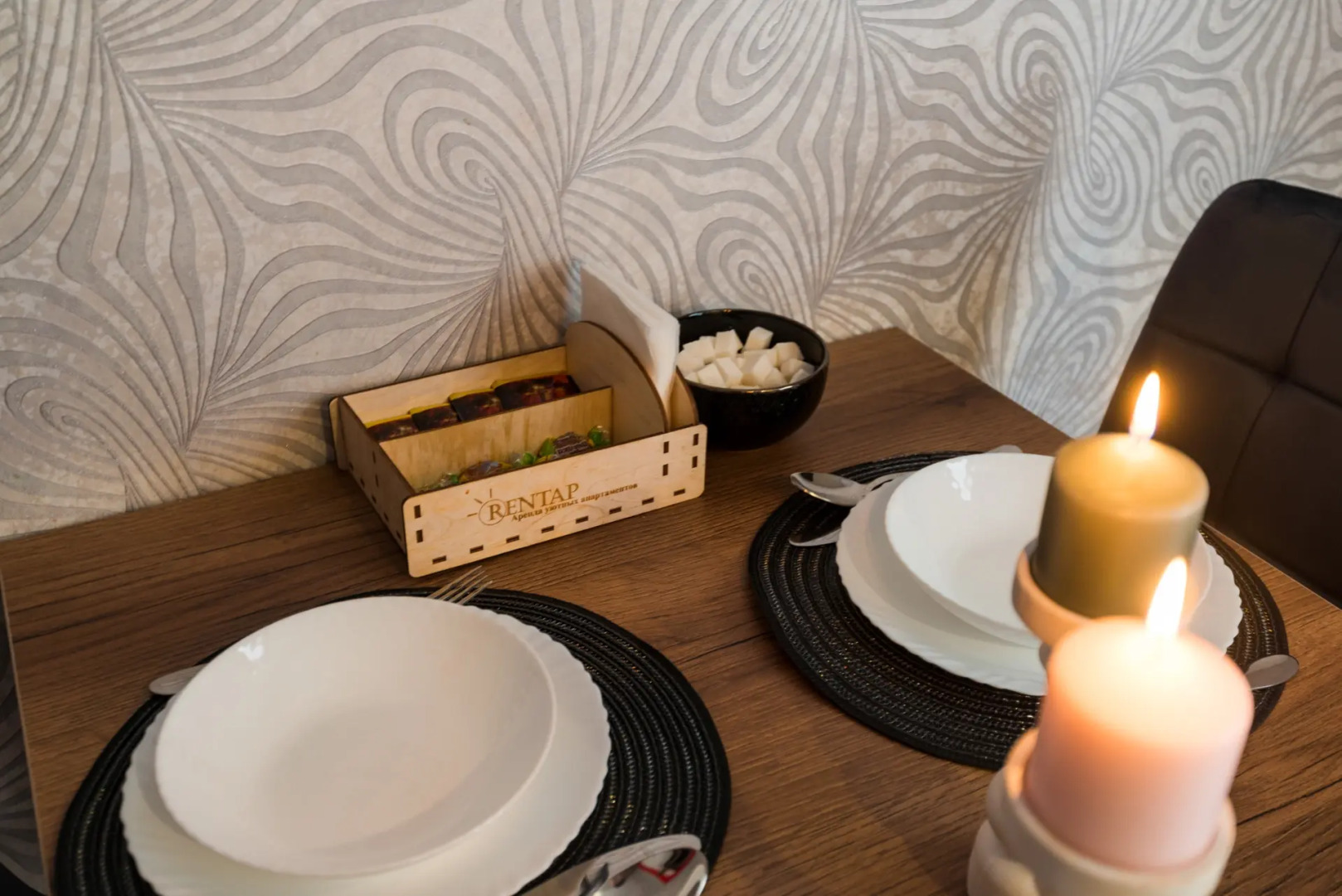 Квартира 2-к у залива в новом доме на Пирогова 2/2 от RentAp, 6 сп.мест