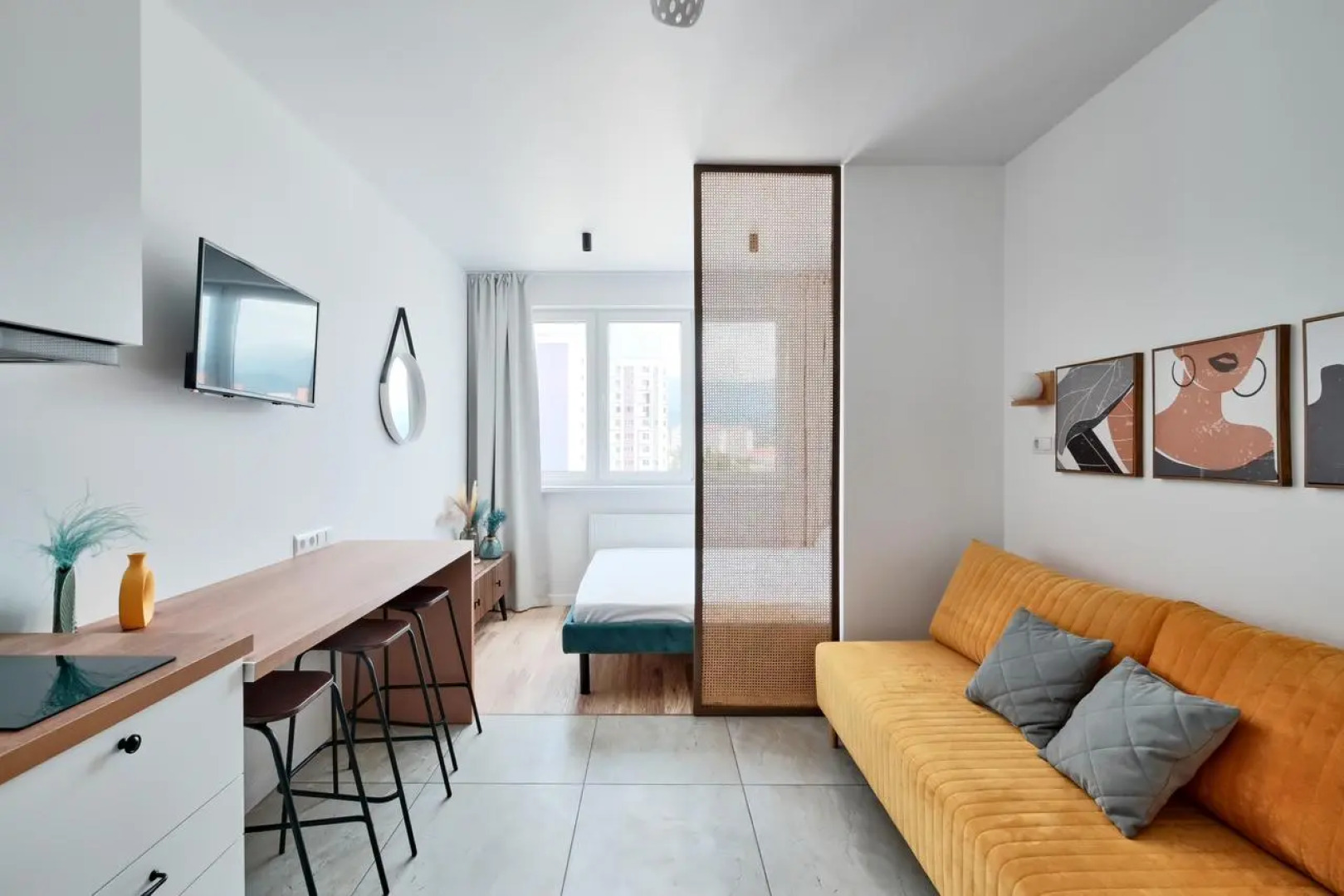 Апартаменты Морент с дизайнерским ремонтом в ЖК «Фрукты»