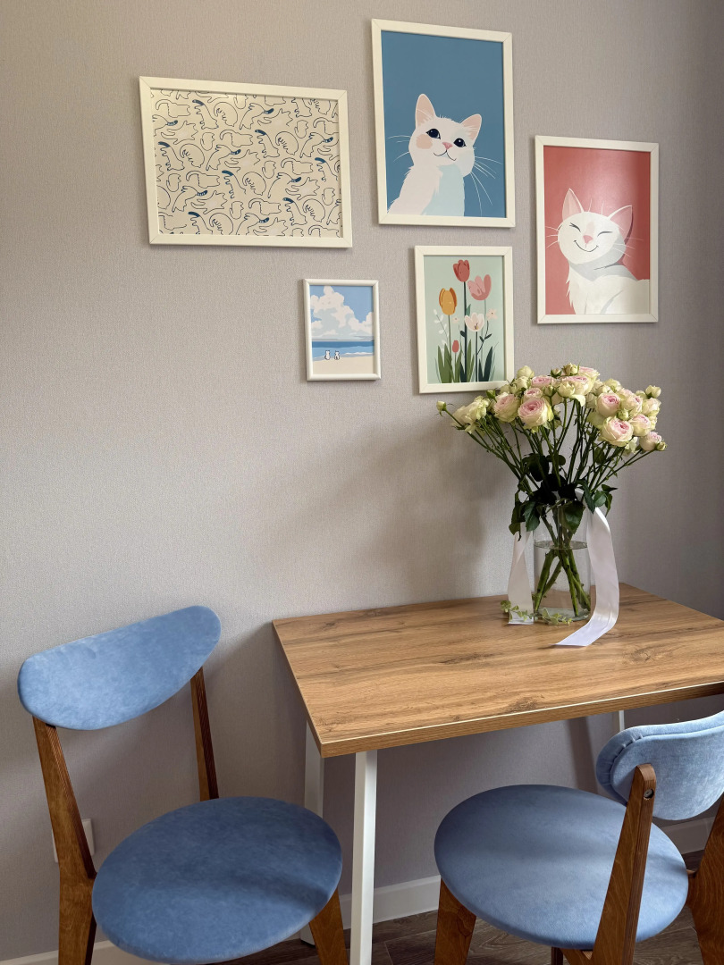 Квартира Уютный прованс рядом с трассой м4 и центром города для 4х гостей