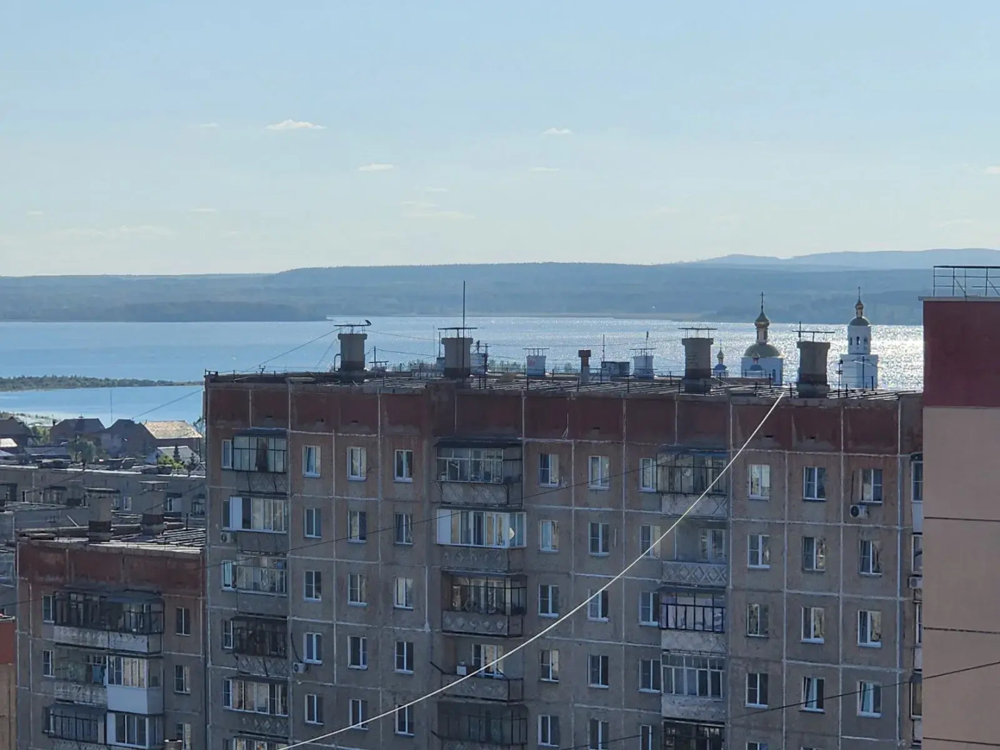 Квартира Студия с Видом на Озеро Чебаркуль Рядом с Вокзалом