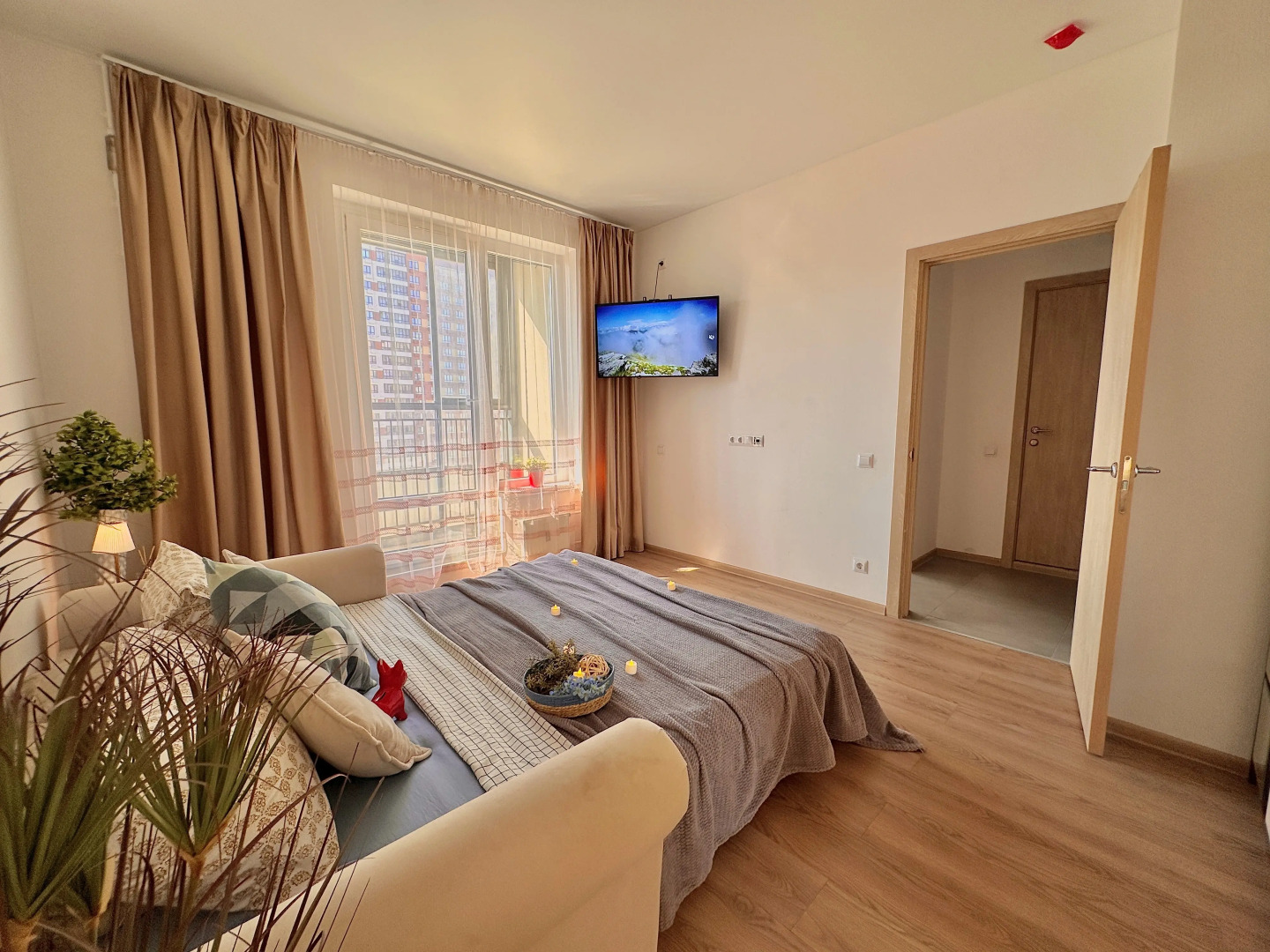 Квартира Просторная 1-комнатная рядом с Ботаническим садом