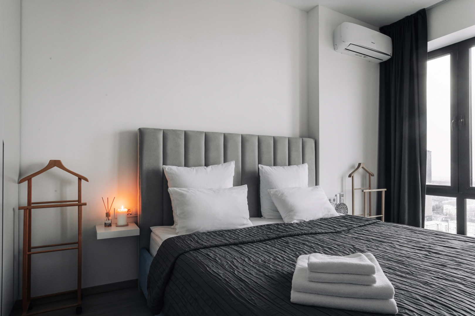 Апартаменты Lalapart Skyfall с панорамным видом с 46 этажа небоскреба Савеловский Сити