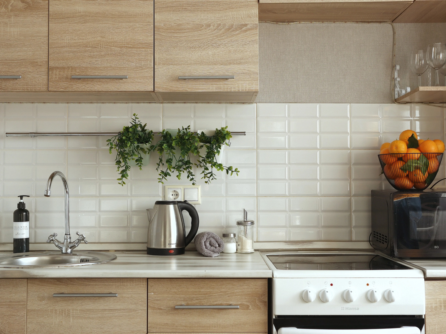 Квартира c кондиционером в стиле сканди